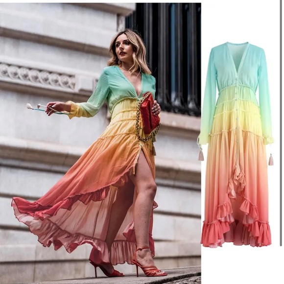 CHICWISH Rainbow dress! *BLOGGER FAVE* - Picture 2 of 8